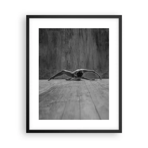 Pôster com moldura preta - Simetria encontrada - 40x50 cm