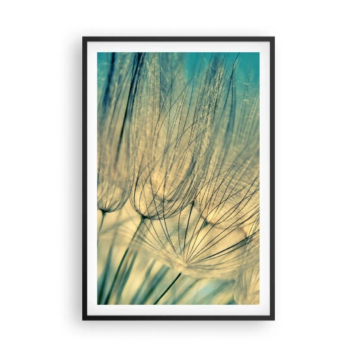 Pôster com moldura preta - À espera do vento - 61x91 cm