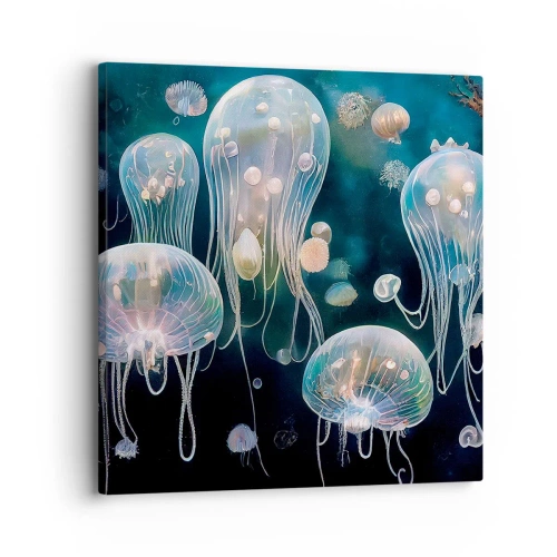 Quadro em tela - Bola Subaquática - 30x30 cm