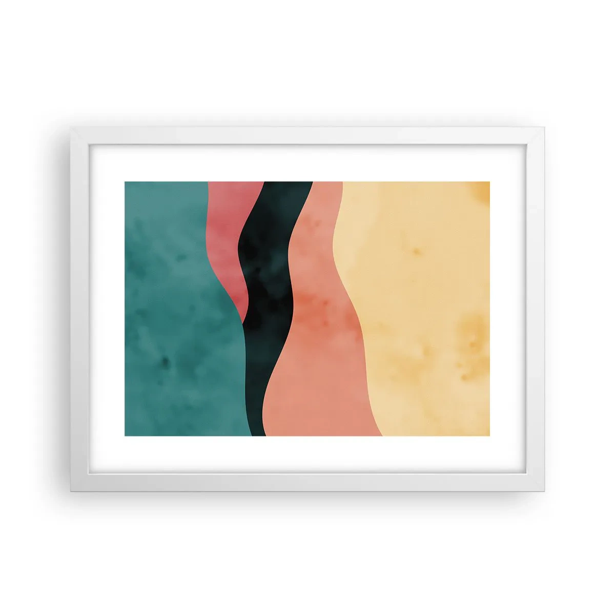 Pôster em moldura branca - Incompatibilidade compatível - 40x30 cm