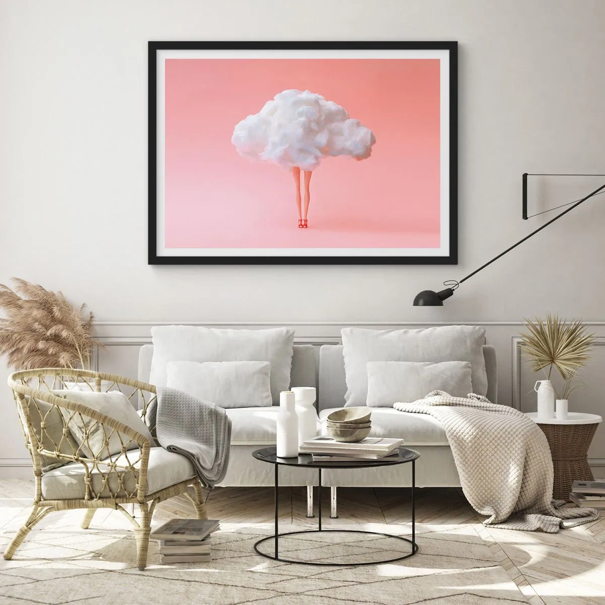 Pôster com moldura preta - Doce promessa - 91x61 cm