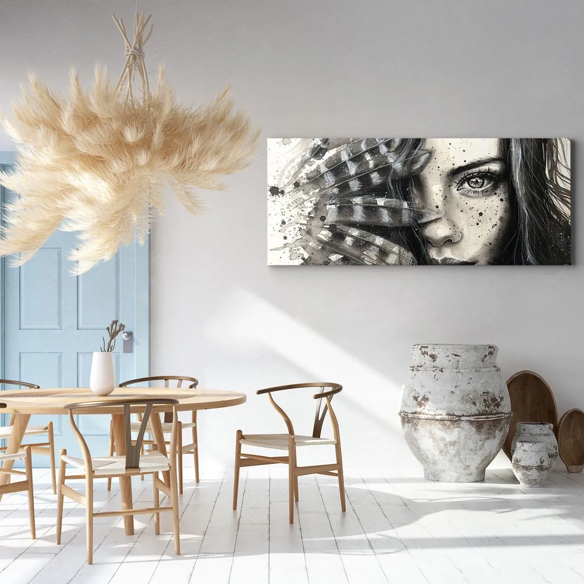 Quadro em tela - Beleza selvagem - 100x40 cm