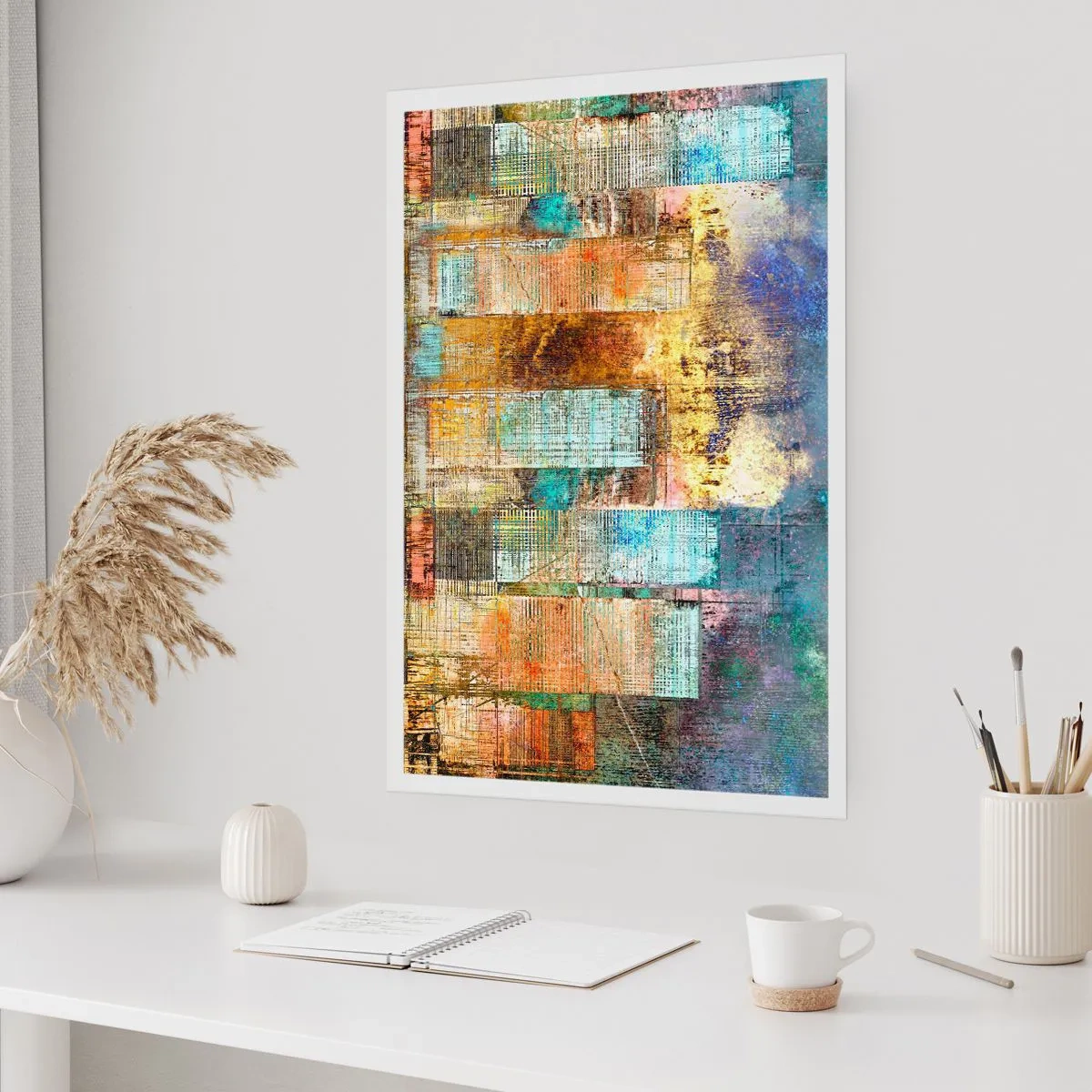 Pôster - Uma metrópole ensolarada - 30x40 cm