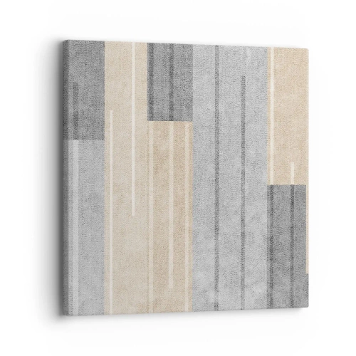 Quadro em tela - Composição: mantenha vertical - 30x30 cm