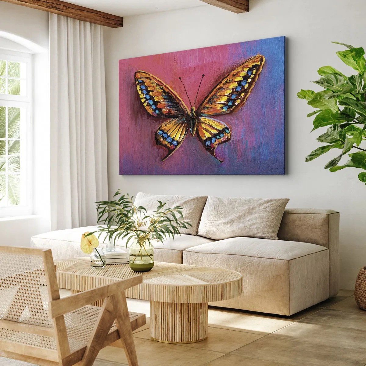 Quadro em tela - Uma joia da natureza - 120x80 cm