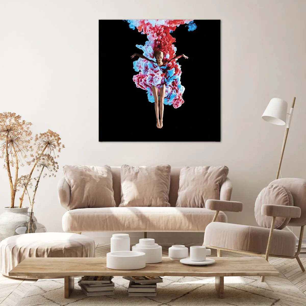 Quadro em tela - Em pleno florescimento - 60x60 cm