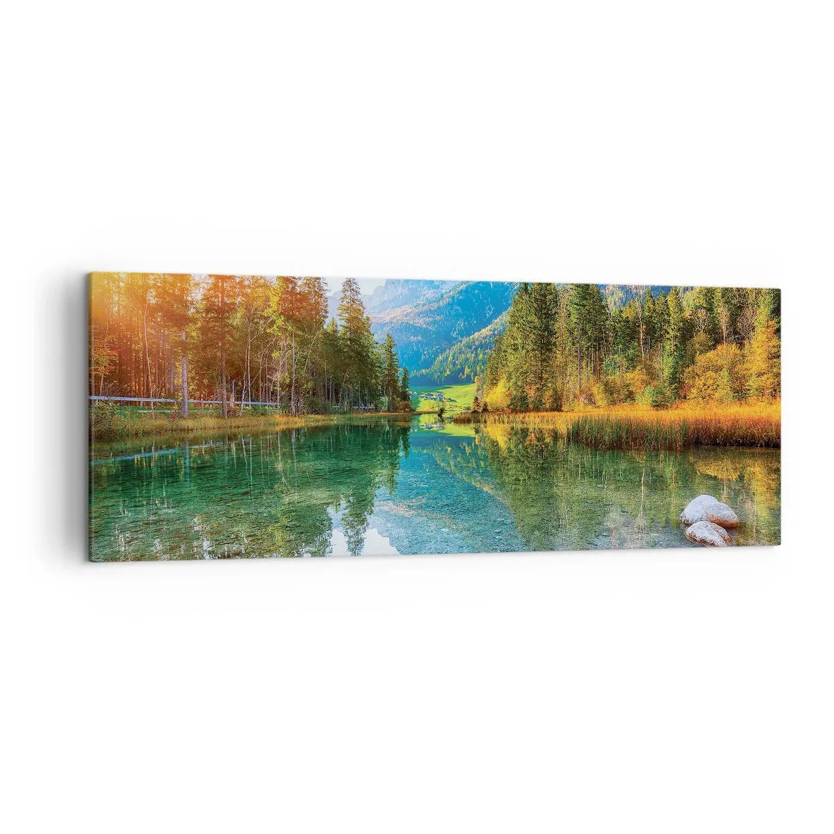 Quadro em tela - A suavidade do outono - 140x50 cm