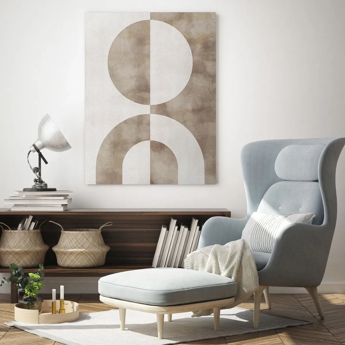 Quadro em vidro - Semelhanças e diferenças - 50x70 cm