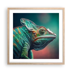Pôster com moldura de carvalho claro - Estás a ver-me? Isso não é bom… - 50x50 cm