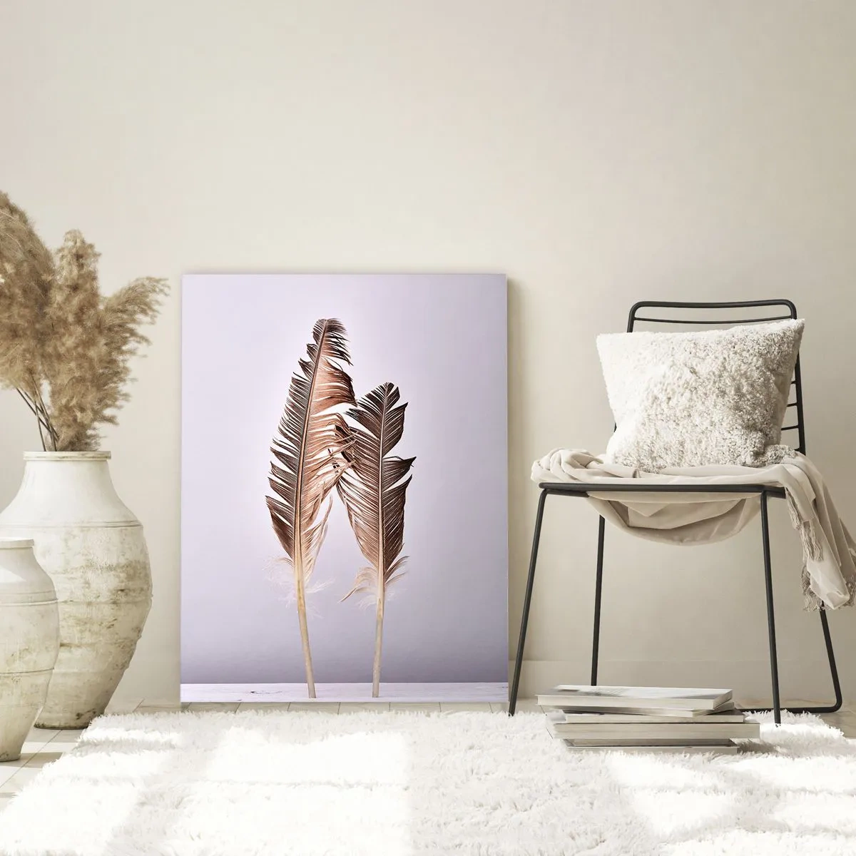 Quadro em vidro - Contra o nada - 50x70 cm