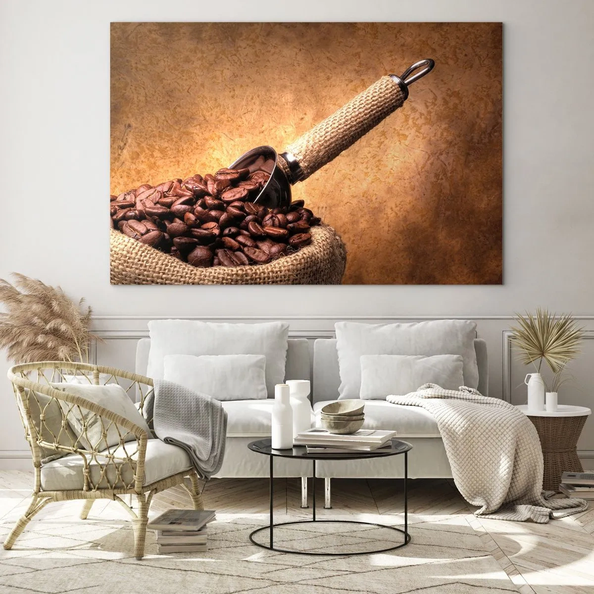 Quadro em vidro - Na fonte do sabor - 100x70 cm