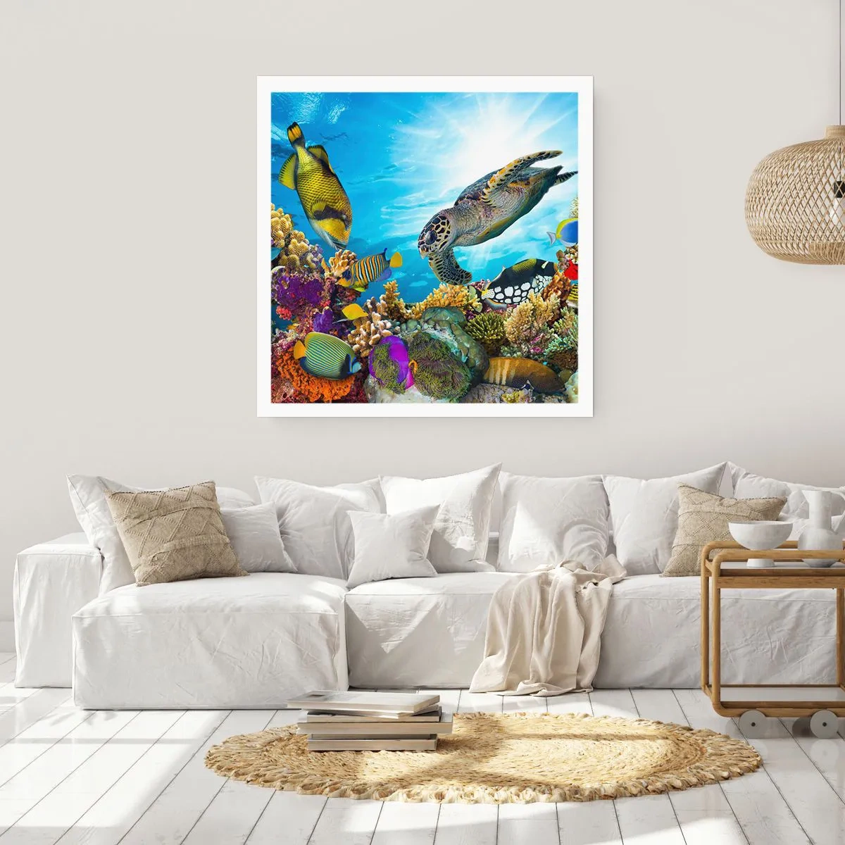 Pôster - Alameda dos corais - 60x60 cm