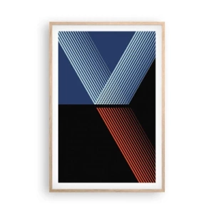 Pôster com moldura de carvalho claro - Uma história simples - 61x91 cm