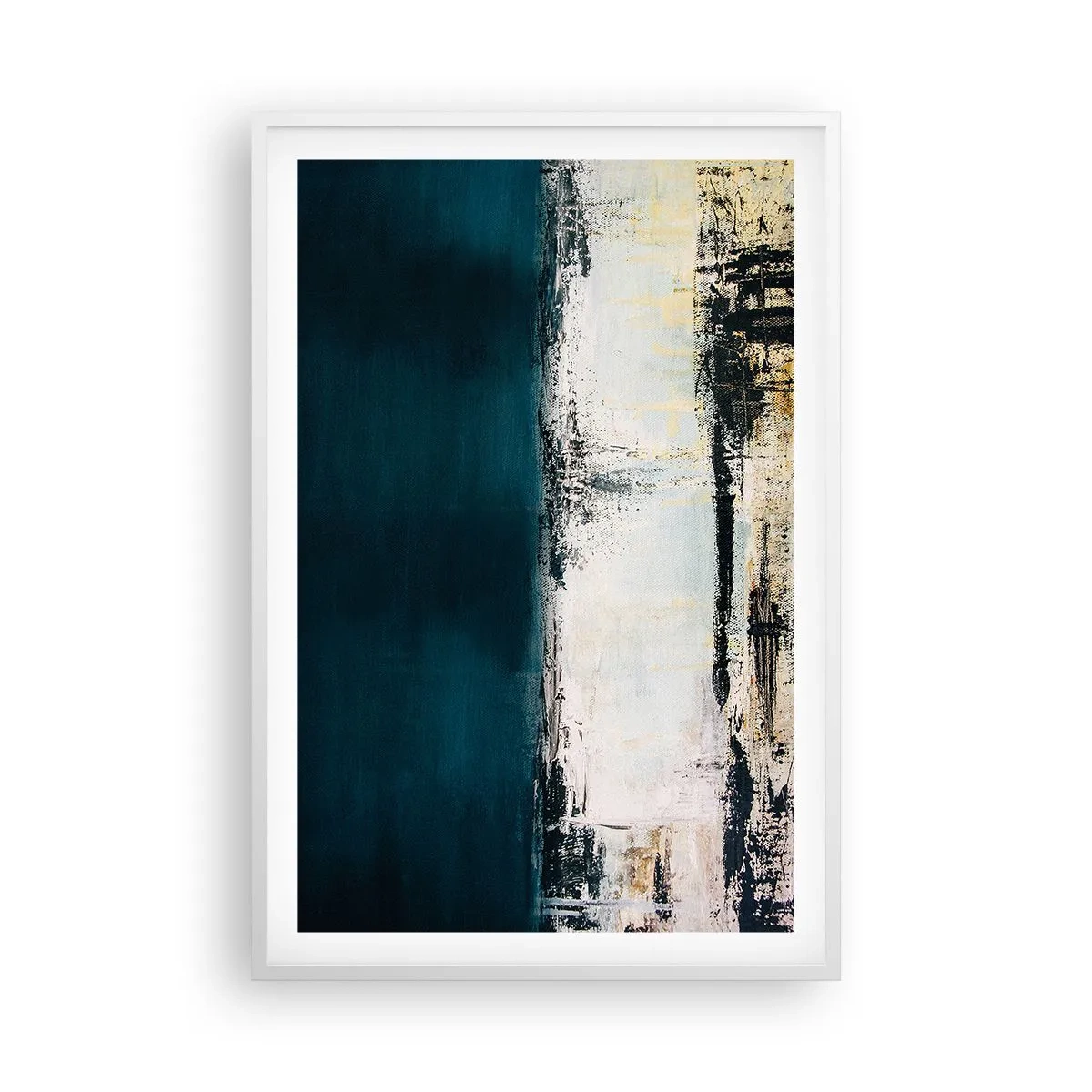 Pôster em moldura branca - Composição horizontal - 61x91 cm