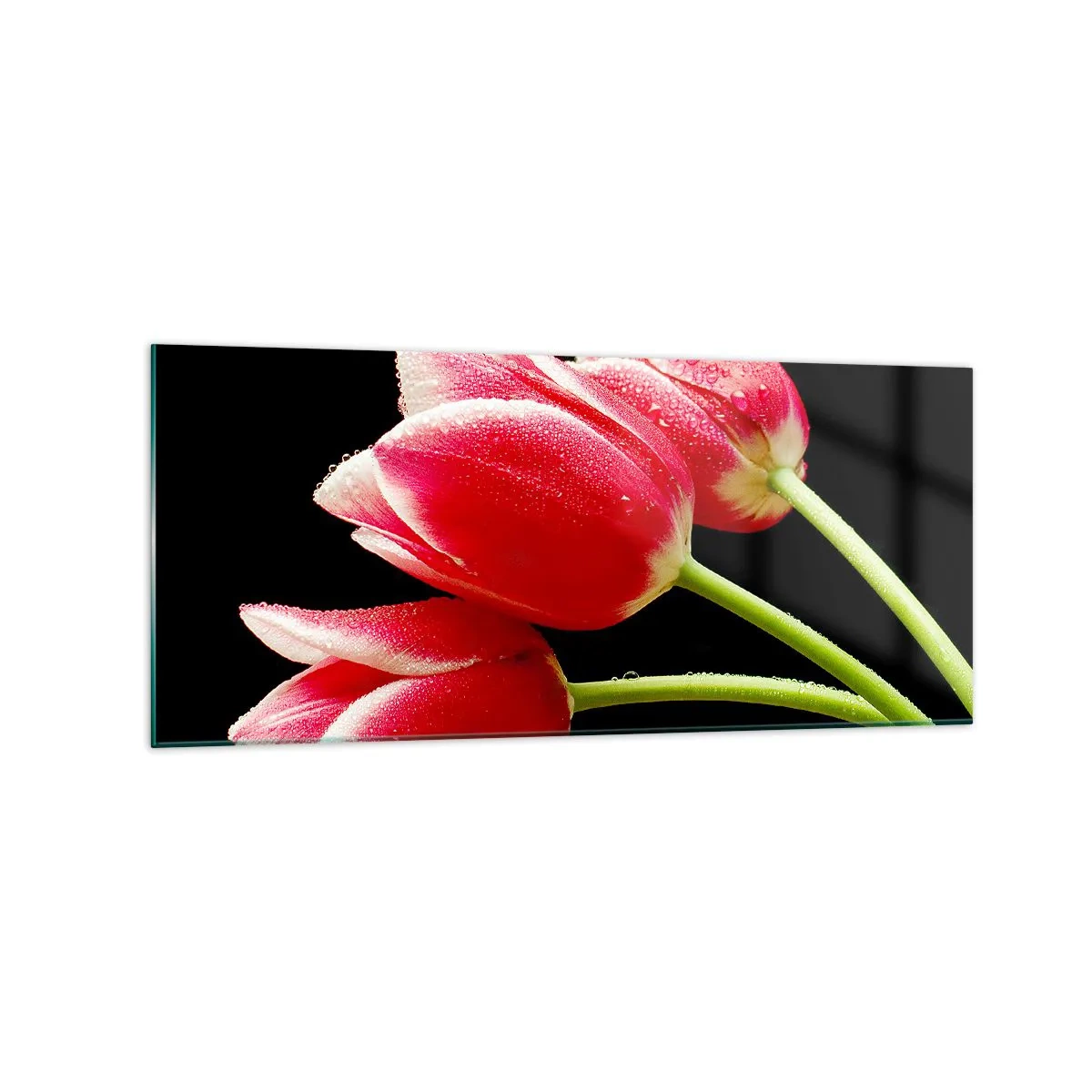 Quadro em vidro - A promessa do amor puro - 120x50 cm