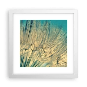 Pôster em moldura branca - À espera do vento - 30x30 cm