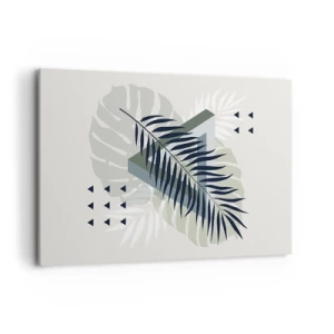 Quadro em tela - Natureza e geometria – duas ordens? - 120x80 cm