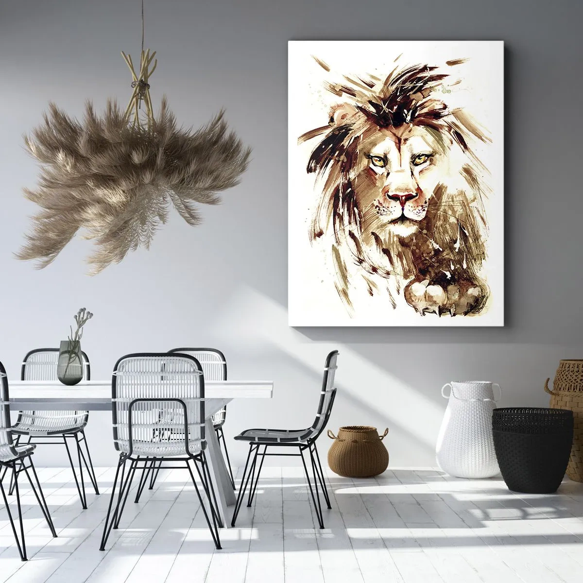 Quadro em tela - Força e dignidade - 50x70 cm