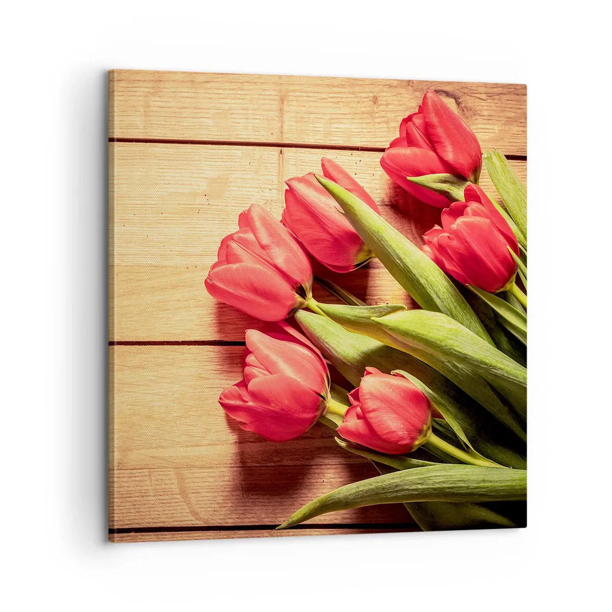 Quadro em tela - Declaração de primavera - 60x60 cm