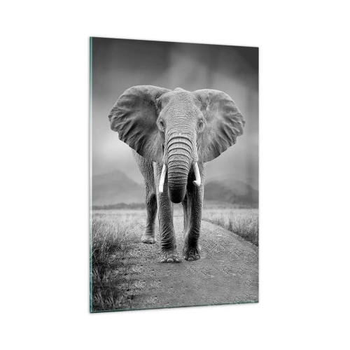 Quadro em vidro - O anfitrião dá as boas-vindas - 80x120 cm