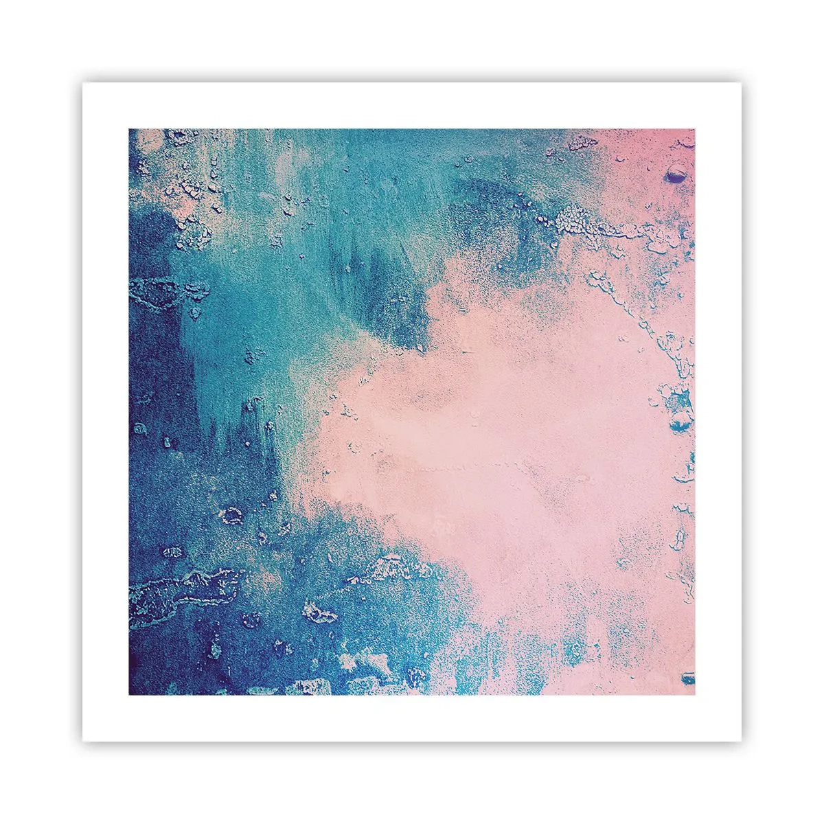 Pôster - Abraço azul - 50x50 cm