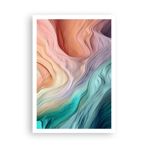 Pôster - Onda arco-íris - 70x100 cm