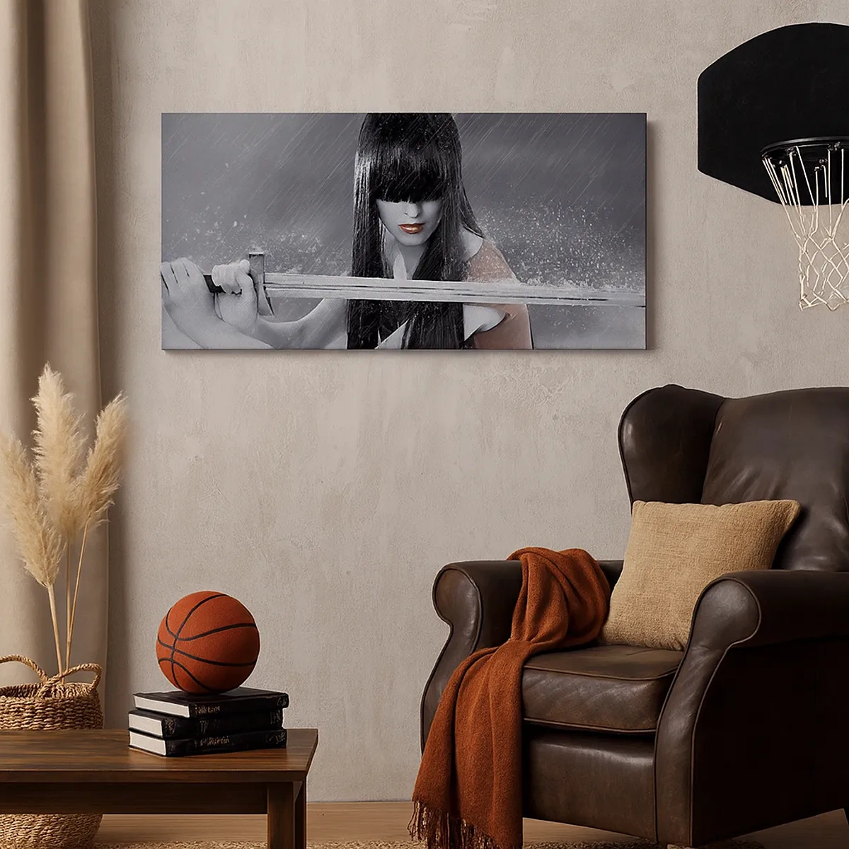 Quadro em tela - Bonita e perigosa - 30x30 cm