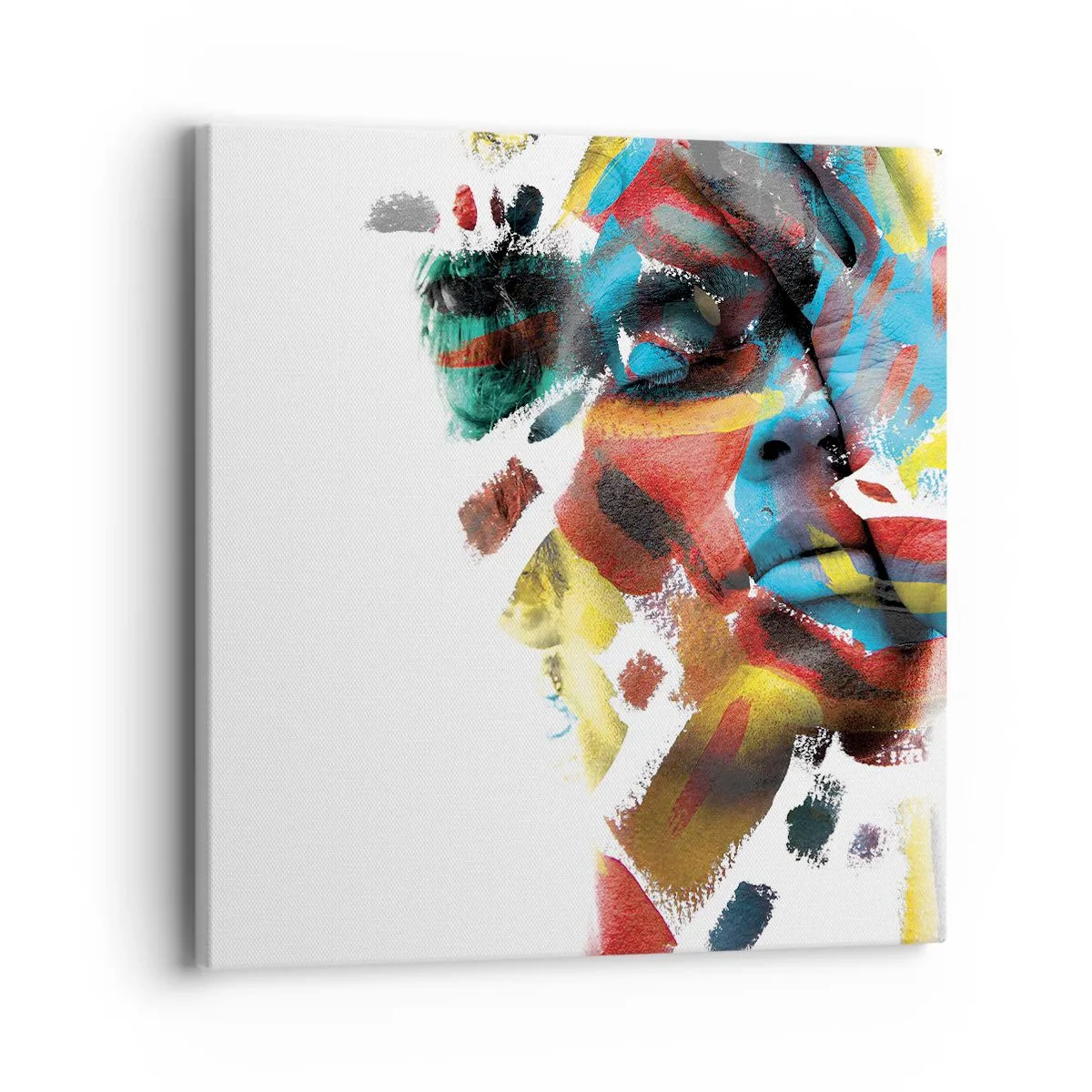 Quadro em tela - Personalidade colorida - 40x40 cm
