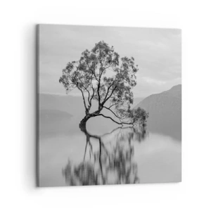 Quadro em tela - Existe um país assim - 60x60 cm