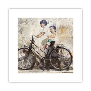 Pôster - Verdadeiro ou falso? - 30x30 cm