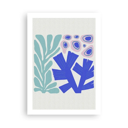 Pôster - Jardim subaquático - 50x70 cm