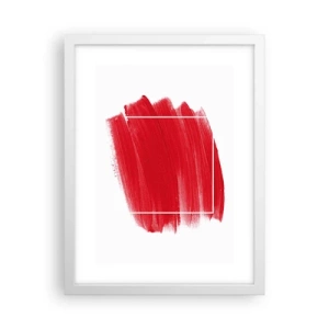 Pôster em moldura branca - Fora do quadro - 30x40 cm