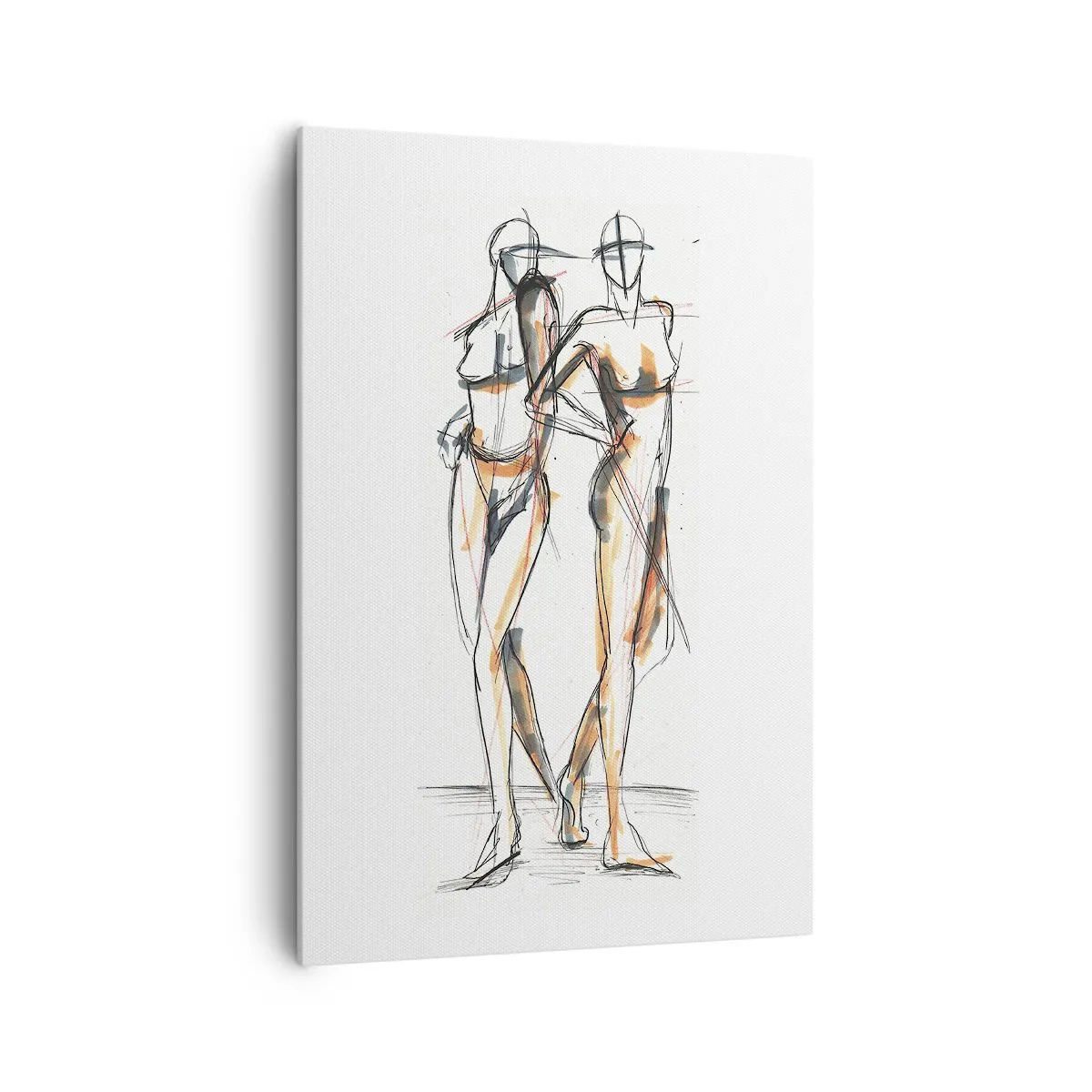 Quadro em tela - Um estudo do encanto - 70x100 cm