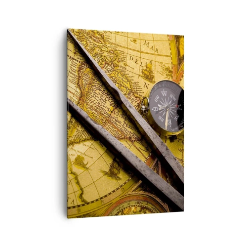 Quadro em tela - Onde estão esses tesouros? - 70x100 cm