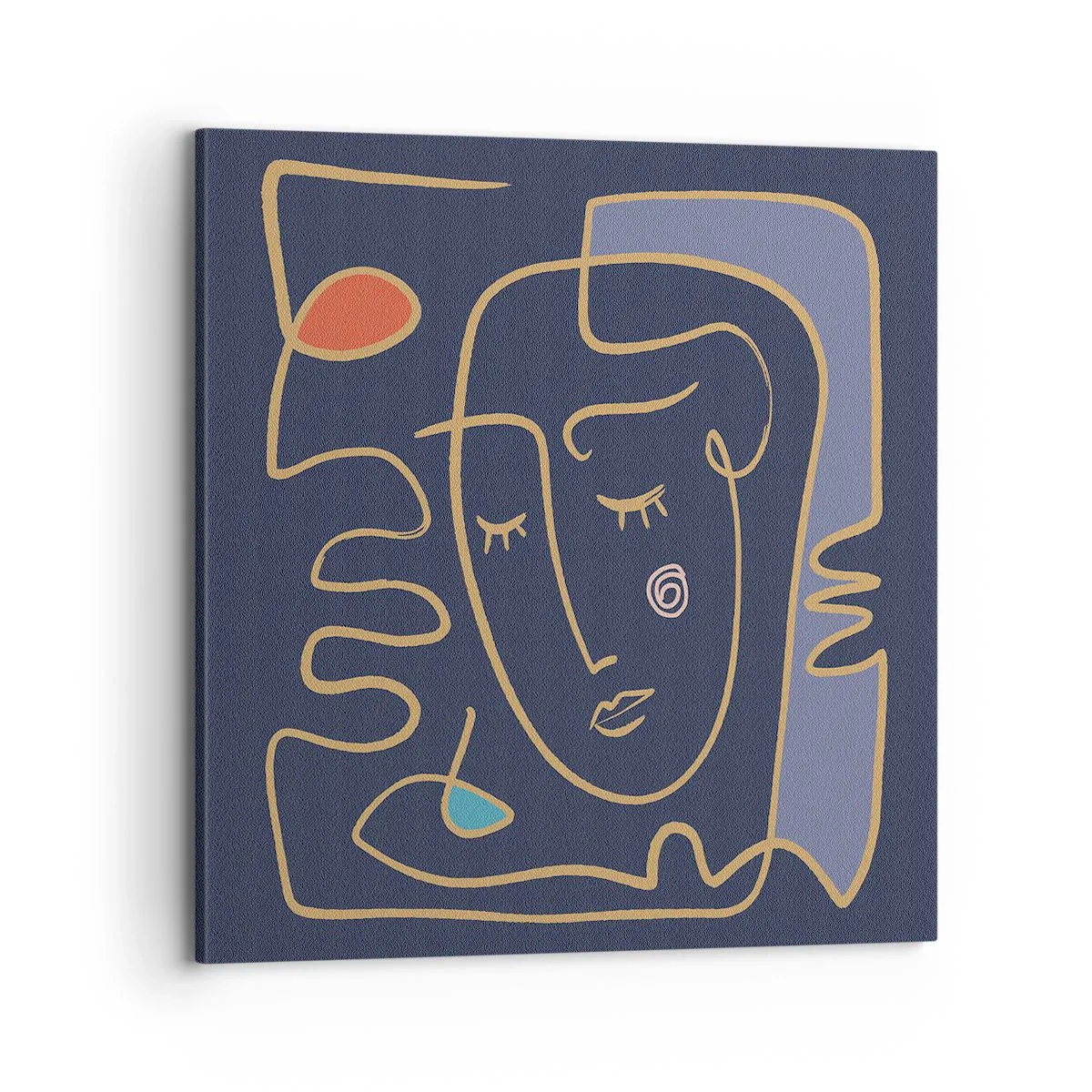 Quadro em tela - Nos pensamentos - 70x70 cm