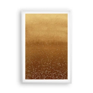 Pôster em moldura branca - O nascimento da luz - 61x91 cm