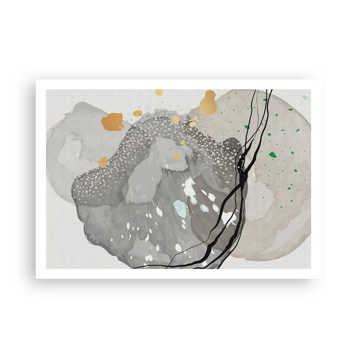 Pôster - Composição orgánica - 100x70 cm