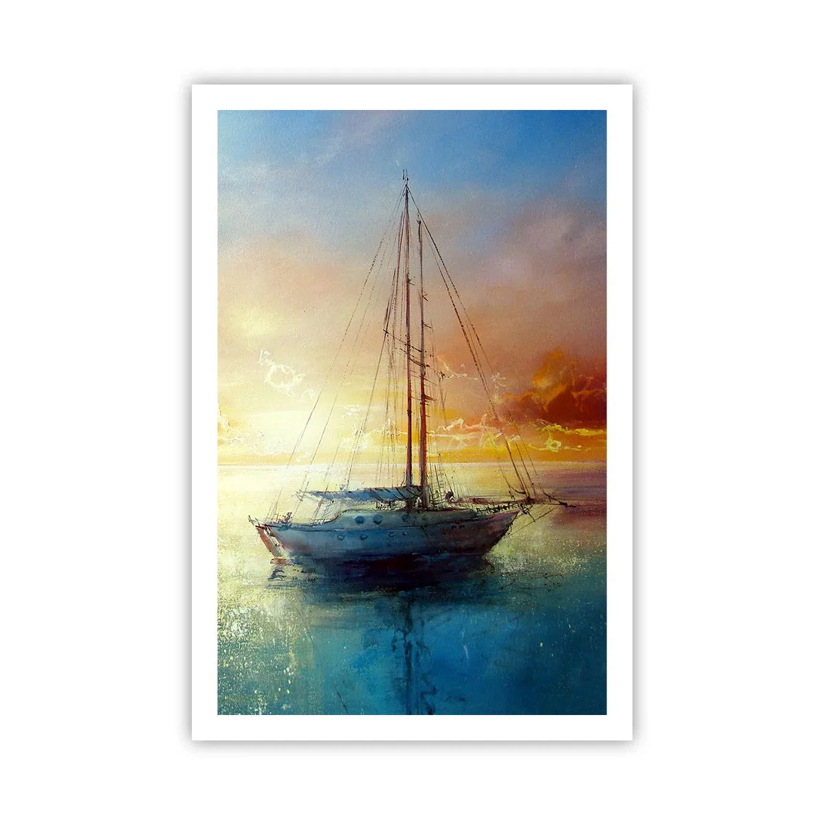 Pôster - Na baía dourada - 61x91 cm