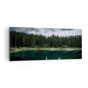 Quadro em tela - Calma, silêncio, não vamos acordar a água... - 100x40 cm