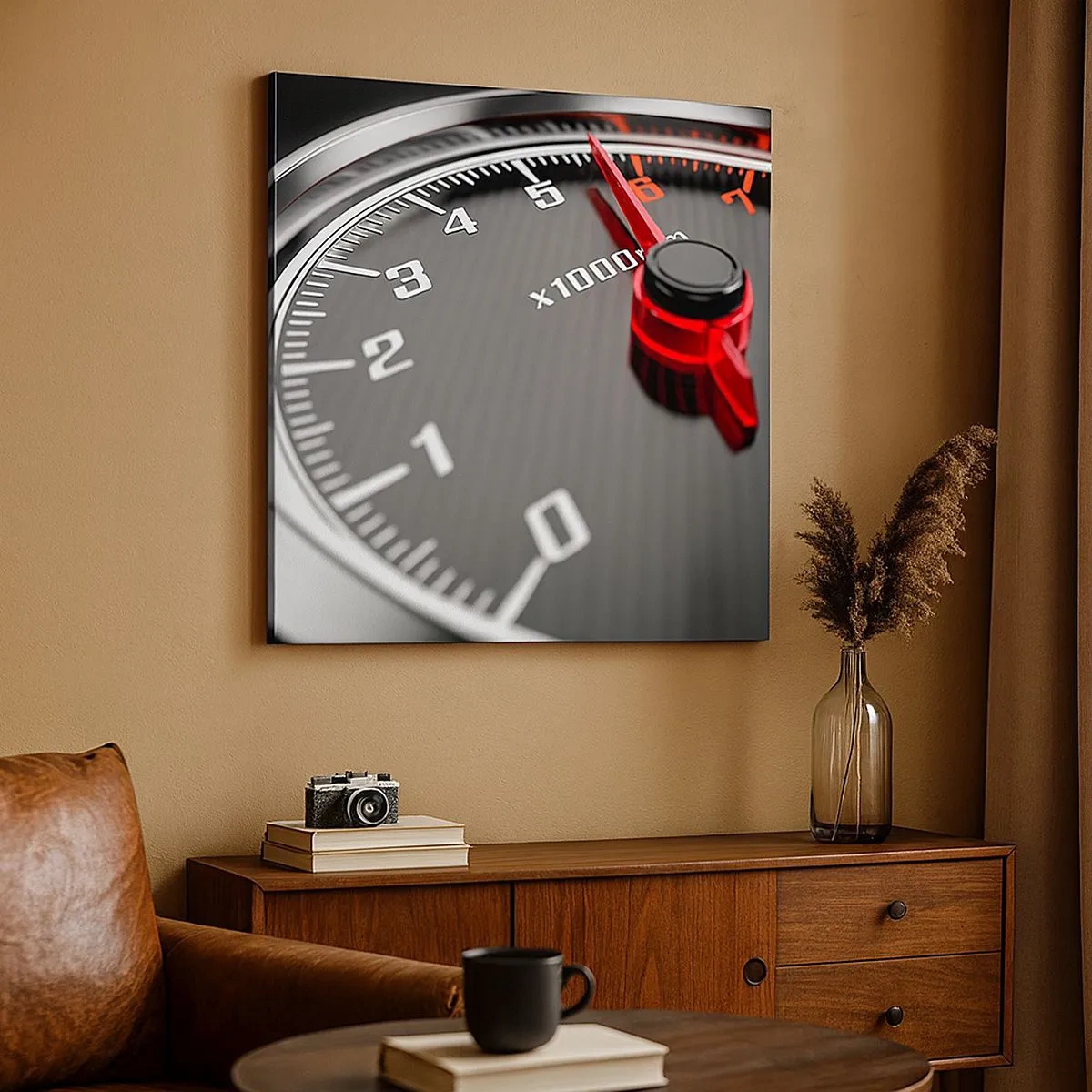 Quadro em tela - Aceleração máxima - 30x30 cm