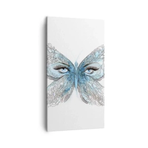 Quadro em tela - Borboleta eros - 45x80 cm