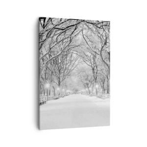 Quadro em tela - Quatro estações - inverno - 50x70 cm
