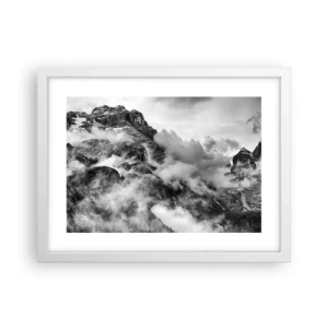 Pôster em moldura branca - Bonitas e cruéis - 40x30 cm