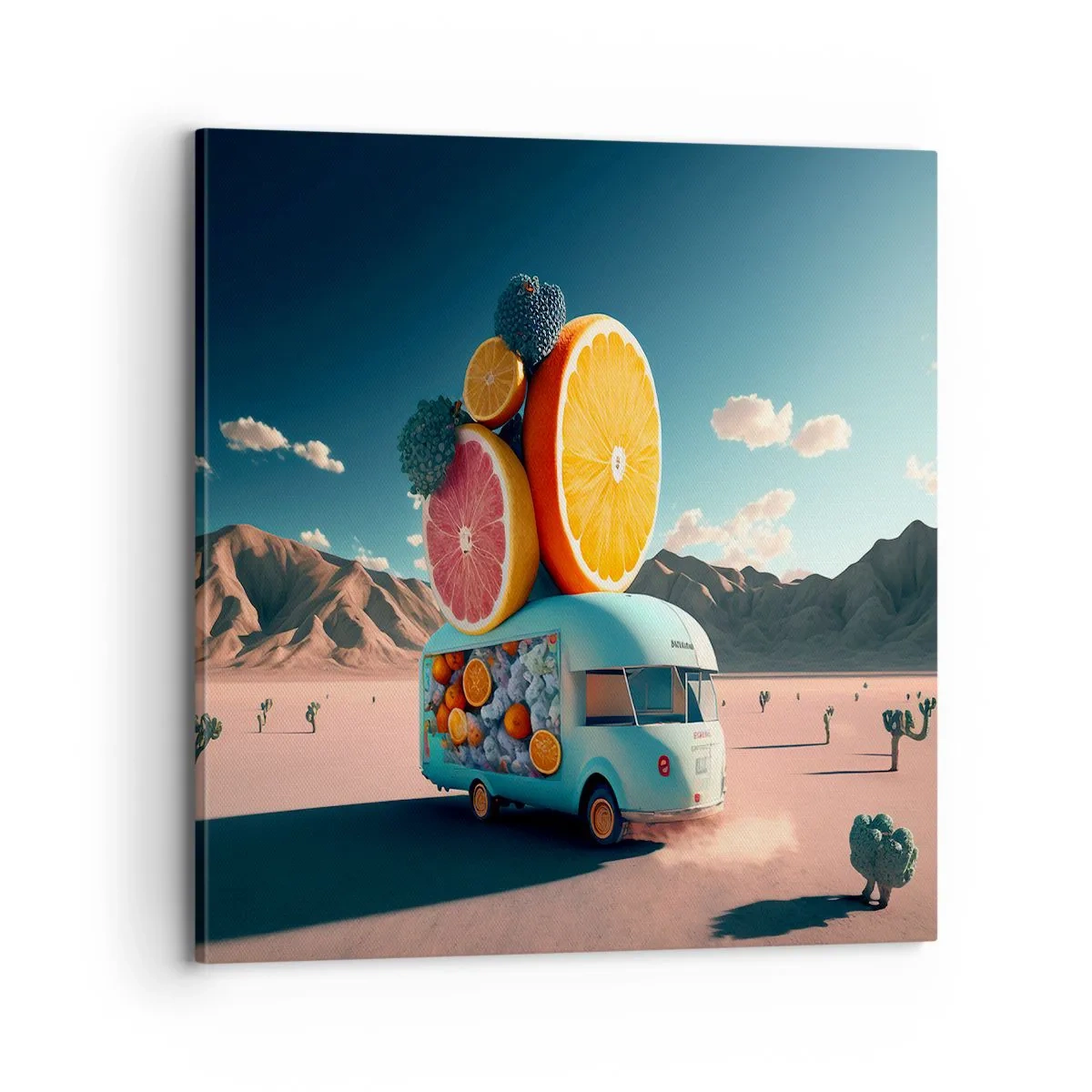 Quadro em tela - O sabor das férias - 70x70 cm