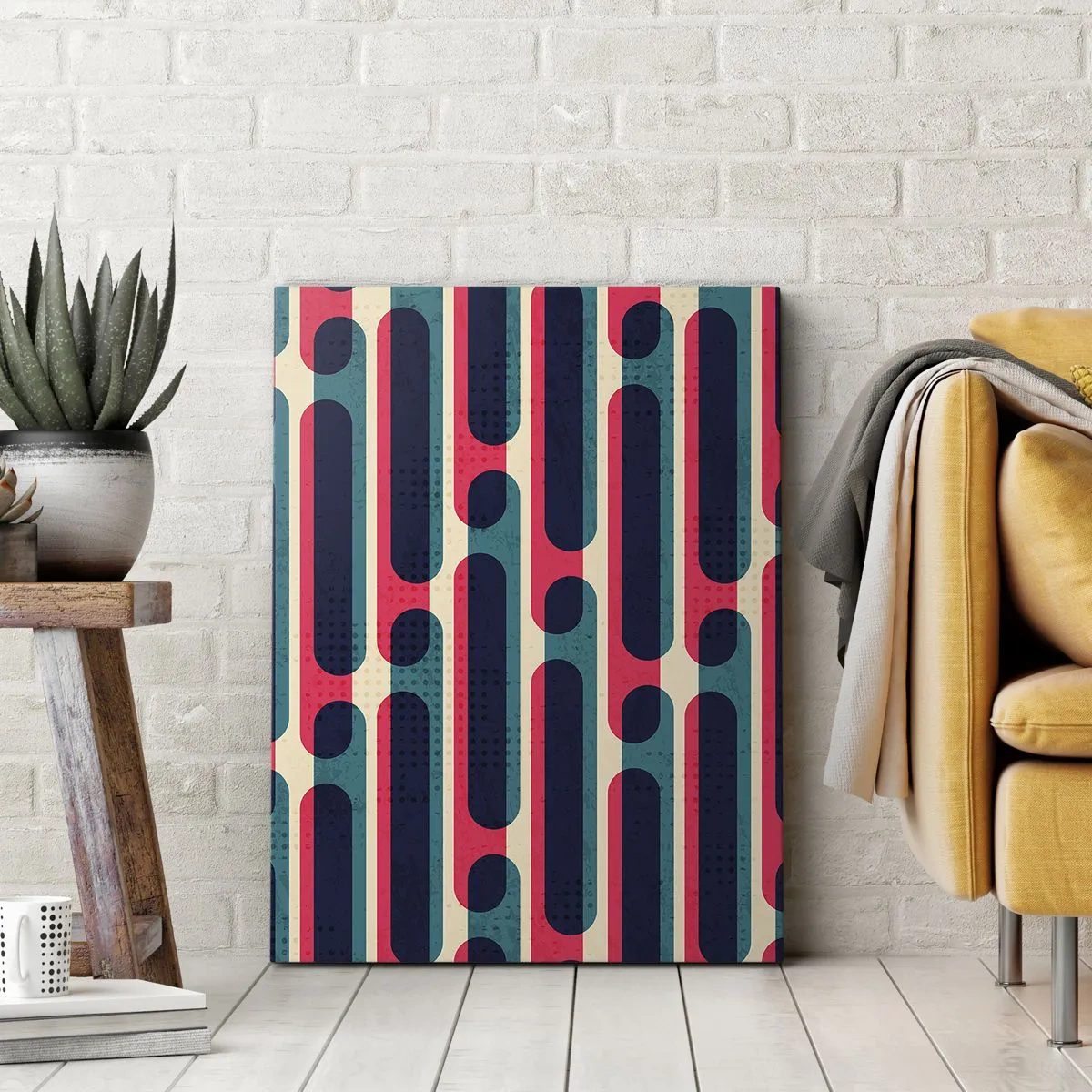 Quadro em tela - Avançado e profundo - 70x100 cm