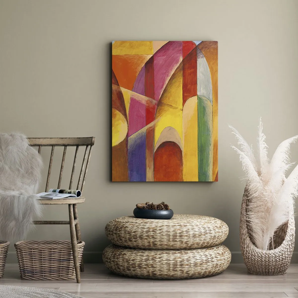 Quadro em tela - Catedral do Sol - 65x120 cm