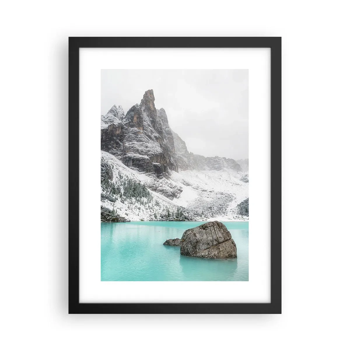 Pôster com moldura preta - Na guarda - 30x40 cm