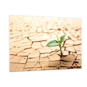 Quadro em vidro - A força indomável da vida - 120x80 cm