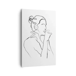 Quadro em tela - Nu: um mistério sensual - 80x120 cm