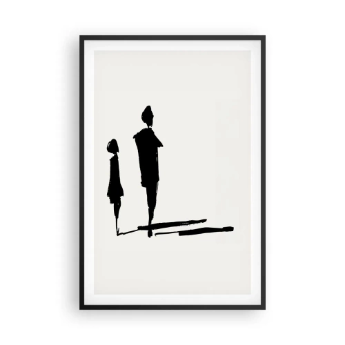 Pôster com moldura preta - Certeza que juntos? - 61x91 cm